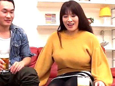 ＜ガチナンパ！！＞夜の営みがうまくいかない爆乳オッパイ奥さん！口説かれなし崩し的エロ行為しちゃう！