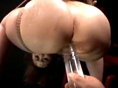 ≪縄≫『肉便器』ウゴケナイ状態のカワイ子ちゃんがアナル肛門調教されてもだえちゃうぞｗｗｗｗｗｗ
