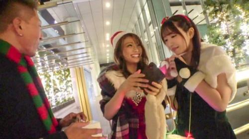 【素人 エロ動画】六〇木キャバクラ現役ギャル嬢(22)をクリスマスナンパ！！