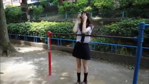 【高画質】これぞJK！発育途中細くてスラッとした体がエロいww