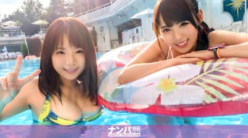 〖xvideos〗ビキニ姿が眩しい美女2人組をプールでナンパし３Pするエロ動画がこちら