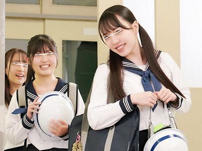【巨乳ｘ中出し】「もっと精子中に出して！」田舎の巨乳淫乱女子高生たちとコンドームなしのハーレム中出しセックス！