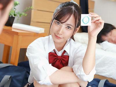 【女子高生×筆おろし】「ちょっと！ゴム破れてるって！」ゴムが破れるほど激しく腰振る童貞チンポに感じまくる美少女JK！