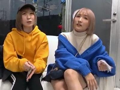 【ギャル×中出し】「待ってぇ！オマンコ壊れちゃうぅぅ！」2人のギャルがマジックミラー号で即ハメに喘ぎザーメン中出し！