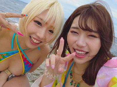 【巨乳】「私達と楽しんじゃおっ♡」デカ乳ギャルがいきなり逆ナン！小悪魔美女達とのハーレムプレイが気持ち良すぎｗ