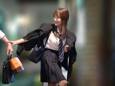 【桃乃木かな】男性教師が細身でスレンダーな巨乳美人の女子高生と放課後にラブホで禁断の濃厚ファック！
