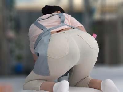 【マジックミラー】綺麗な素人人妻のピタパンに大興奮→デカ尻熟女を即ハメし欲望のままに突きまくる！