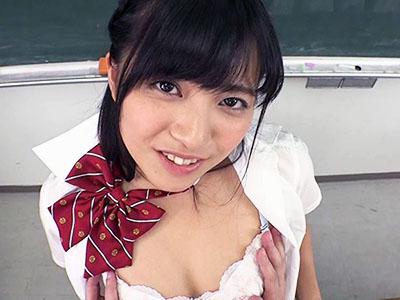 【根尾あかり】ムチムチボディの美少女女子校生にフル勃起→パンチラで冷やかしてくるJKにザーメンを搾り取られる