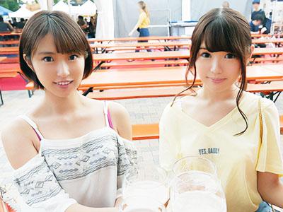 【素人×ナンパ】２人のほろ酔い状態の美女たちがラブホに誘われる！勢いで乱交を中出しで楽しみまくるwww