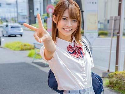 【マジックミラー号】ナンパしたスレンダー美人の女子校生にオナニー見せつけたらムラムラした美人JKとガチファック
