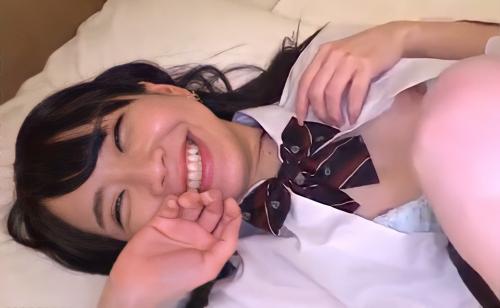 【美少女JK】黒髪の可愛い女子高生とホテルでイチャイチャSEX！！色んな体位、角度からチンポで突かれ感じまくる！！
