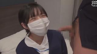 【椿りか】 休憩中の看護師さんに性の悩みと偽りナンパ！ホテルに連れ込みエロいことをしてもらっちゃう無料動画