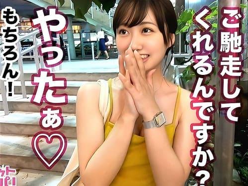 ナンパした大きな目の綺麗な20歳看護学生の巨乳素人娘のマンコを電マ、手マン責めで潮吹き、フェラ、手コキ、肉棒生ハメ。