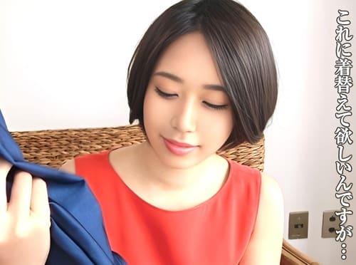 26歳受付嬢OLの素人お姉さんの体のパーツをじっくり観察。勃起肉棒フェラ、手コキご奉仕。