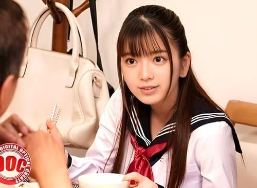 制服、水着姿の美少女が義父に迫られてマンコ弄られ舐められ、フェラ、手コキ、勃起肉棒挿入ガン突き。