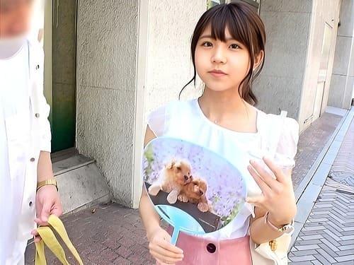 【素人ナンパ】童顔な20歳短大生パイパンマンコ弄り、フェラ、手コキ、勃起男根挿入ハメ初撮り。