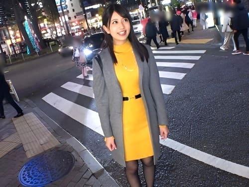 ナンパした27歳イベントコンパニオンの巨乳長身素人お姉さんパイパンマンコ弄って舐めて、フェラ、手コキ、肉棒挿入ハメ撮り。