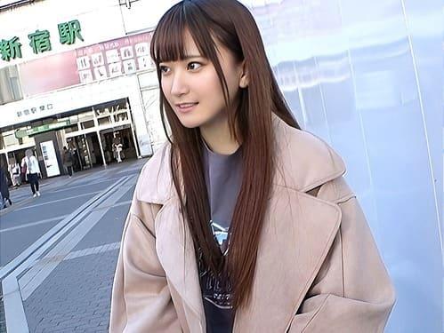 【巨乳素人ナンパ】ロングヘアーの綺麗な20歳アパレル店員のお姉さんのマンコ弄って舐めて、フェラ、手コキ、肉棒ハメ初撮り。