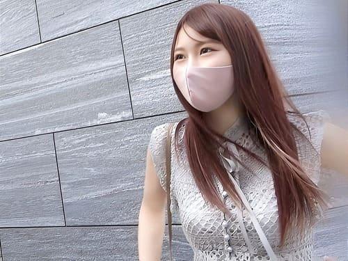 【素人ナンパ】細身、ロングヘアーの20歳大学3年生。パイパンマンコ手マン責め、フェラ、手コキ、勃起男根挿入ガン突き絶頂。