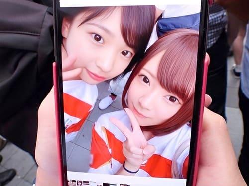 ナンパした22歳OLの素人娘２人のマンコ弄って舐めて、フェラ、手コキ、勃起肉棒挿入ガン突き絶頂乱交。