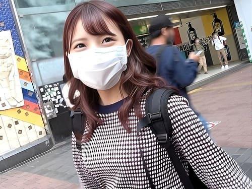【素人JDナンパ】細身で綺麗なお尻の20歳女子大生のマンコ弄り、フェラ、手コキ、勃起男根挿入ハメ初撮り。