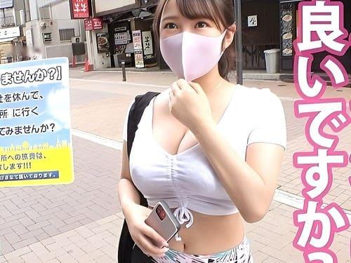 【巨乳素人ナンパ】20歳のIカップジムインストラクターさんと仕事サボって旅行へ。フェラ、手コキ、パイズリ、男根生ハメ絶頂。