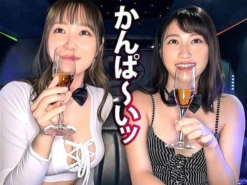 【巨乳素人乱交】21歳、25歳の変態お姉さん2人のマンコをバイブ責め、フェラ、手コキ、拘束プレイ、肉棒生ハメ絶頂乱交。
