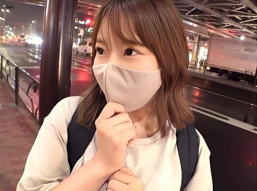 【素人JDナンパ】可愛らしい女子大生と食事からフェラ、手コキ、パイパンマンコ弄って舐めて勃起陰茎挿入ハメ初撮り。