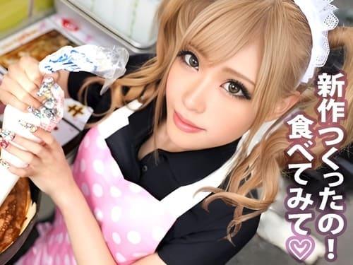 20歳クレープ屋店員の素人ギャルのマンコ弄り、フェラ、手コキ、勃起肉棒挿入ガン突き絶頂。