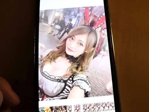 ハロウィンでナンパした24歳アパレル店員の素人ギャルのマンコ弄り、フェラ、手コキ、勃起肉棒挿入ガン突き絶頂。