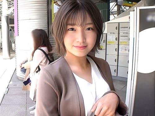 【素人ナンパ】関西弁で笑顔に癒される22歳フリーデザイナーの素人娘にフェラ、手コキしてもらい、勃起男根挿入ガン突き。