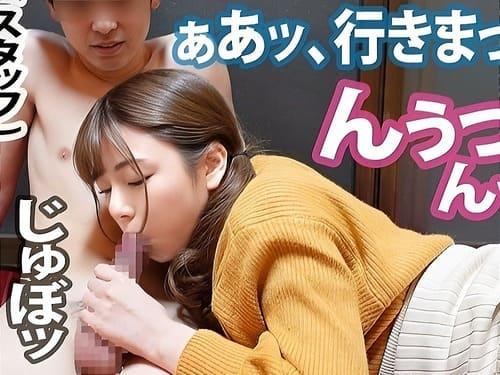 【岬あずさ】巨乳セクシー女優さんが童貞の素人男性と筆おろしセックス。マンコ弄らせフェラ、手コキ、肉棒挿入腰振りご奉仕。