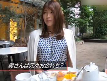 【日曜から中出し】アナルでの行為は不貞とは思ってないセレブ奥さん宅で中出し♥