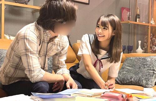 【素人盗撮】「ダメダメっ抜いちゃヤダぁ～」家庭教師と美少女JKとのエッチを盗撮！