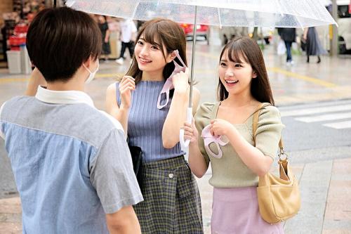【素人ナンパ企画】「童貞くんを探し出して100万円！」友達同士の美女が逆ナンパ！