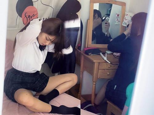 【素人】同じマンションに住む現役のロリ女子高生を盗撮していやらしいセックスや私生活をのぞく！