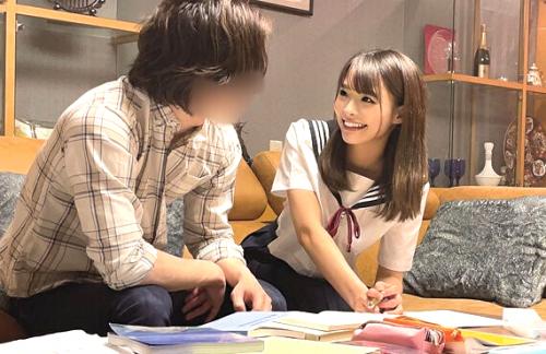 【素人】ぐうかわ女子高生の誘惑！「…だって先生のことが好きなんだもん…。」JKが家庭教師を誘惑して中出しまで！