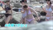 【無修正】海水浴に来た超絶かわいい美少女4人組が水着を取っ払いハシャギまくりはだかで連れション笑【隠し撮り】