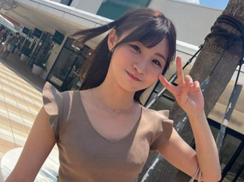 SNSで知り合った男と初めて会う女子大生のお姉さんがラブホで生中だしSEX