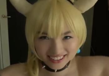 【コスプレ】イチャラブＳ〇Ｘ！クッパ姫に腰を振るたびに１ＵＰの音がｗ