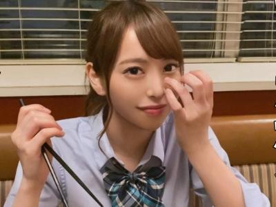 【現役JK】『ロリ体型が逆にエロいｗ』貧乳の女子校生ギャルの彼女とホテルで生ハメで着衣セックスして主観でハメ撮りできたｗ