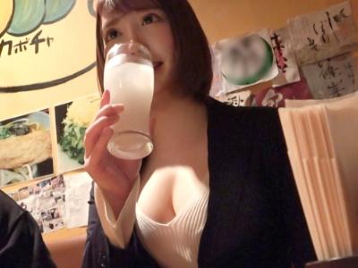 【神乳の美少女】『元地下アイドルを酔わせてヤルｗ』美少女ギャルを酔わせホテルで黒パンスト破りセックス【素人ナンパ企画】