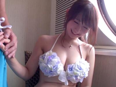 【奇跡の爆乳】『乳首が敏感なんです…』海ナンパ！ほろ酔いJDに巨根見せ＋乳首責めで発情させセックス【素人ナンパ企画】