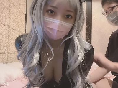 【個人撮影】『ライダースーツの彼女とｗ』コロナ禍で美巨乳の黒ギャルの彼女とラブホテルでセックスしてハメ撮りｗ