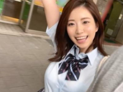 【現役JK】『プールデートからイチャラブ生セックスｗ』素人のロリ女子校生とデートからホテルで制服で着衣セックスがエロいｗ