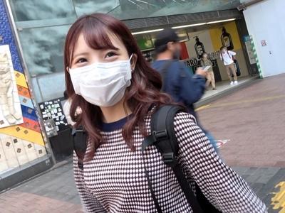 【素人ナンパ企画】『コロナでSS級の美少女とｗ』神美尻JDをTV番組のインタビューのテイで声かけ→ホテルで騎乗位セックス