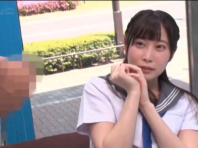 【マジックミラー号/素人ナンパ企画】『JKと相互オナニーｗ』JKがセンズリ鑑賞→初めての相互オナニーで発情し着衣セックス