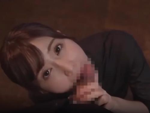 【フェラ抜き】激カワお姉さんに手コキフェラで射精させられました。【藤森里穂】
