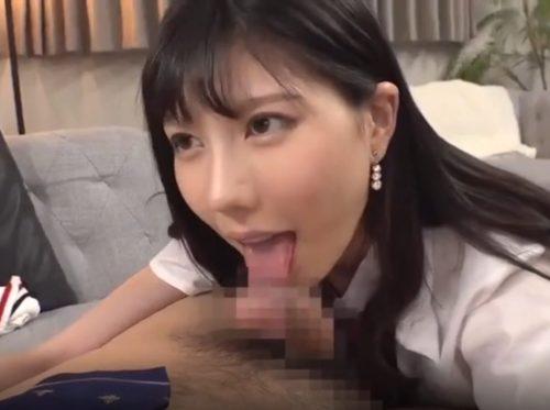 エロ可愛い制服JKが手コキフェラで射精させる神動画♥