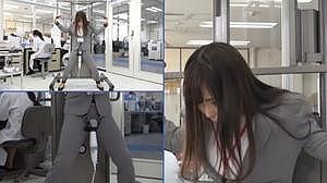 「止めてぇぇーーー！！！」女をイカセ続けるとどうなるのか... SOD女子社員が潮吹きまくってぶっ壊れるw